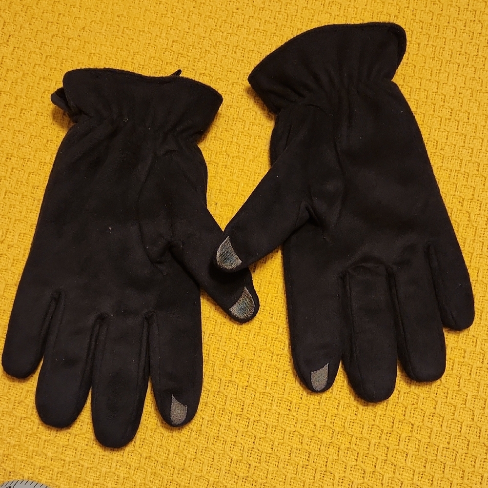 Isotoner Men's Gloves Medium Black